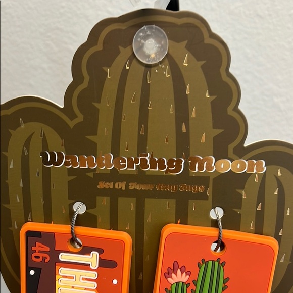 Luggage Tags | Cactus 🌵 & License Plate Style “Thriving” & “Fearless” 🌅 - Picture 2 of 6